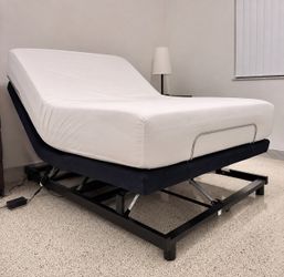 SERTA Full Size Adjustable Base & Mattress