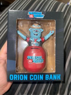 Sugar Land Space Cowboys Orion Coin Bank Payasos Del Rodeo Promo Giveaway 2025
