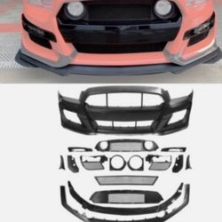 2013-2014 Ford Mustang Base & GT Front Bumper Cover Conversion GT500 Style