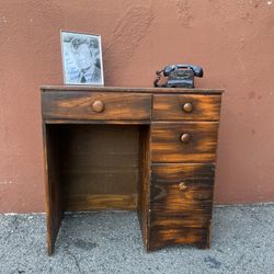 Small secretary, desk, wood