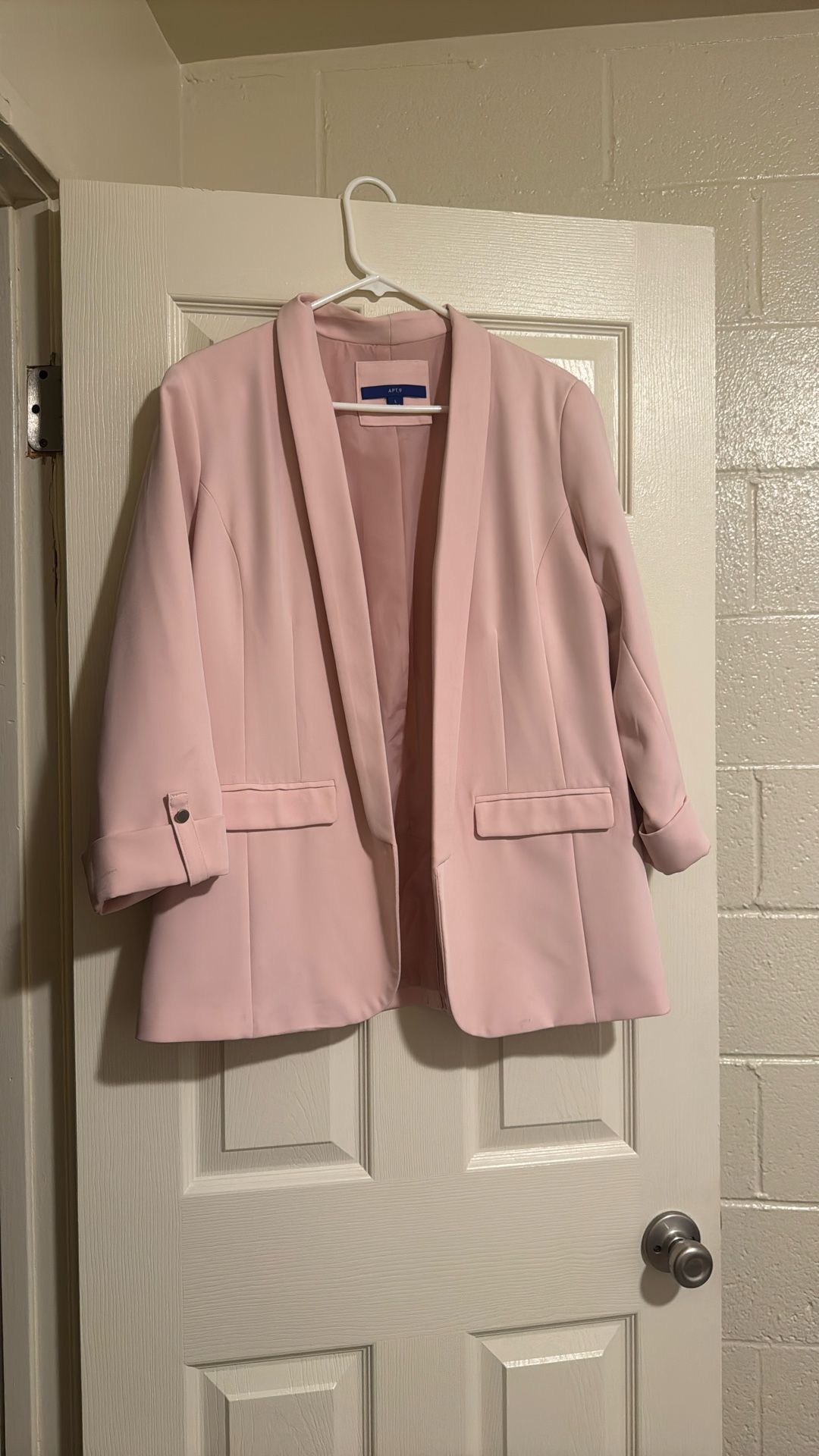  Light Pink Jacket/blazer