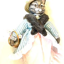 1988 ENESCO Porcelain Cat Doll