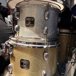 Gretsch Catalina Club Jazz Drumset Silver Sparkle W/Extra Drums