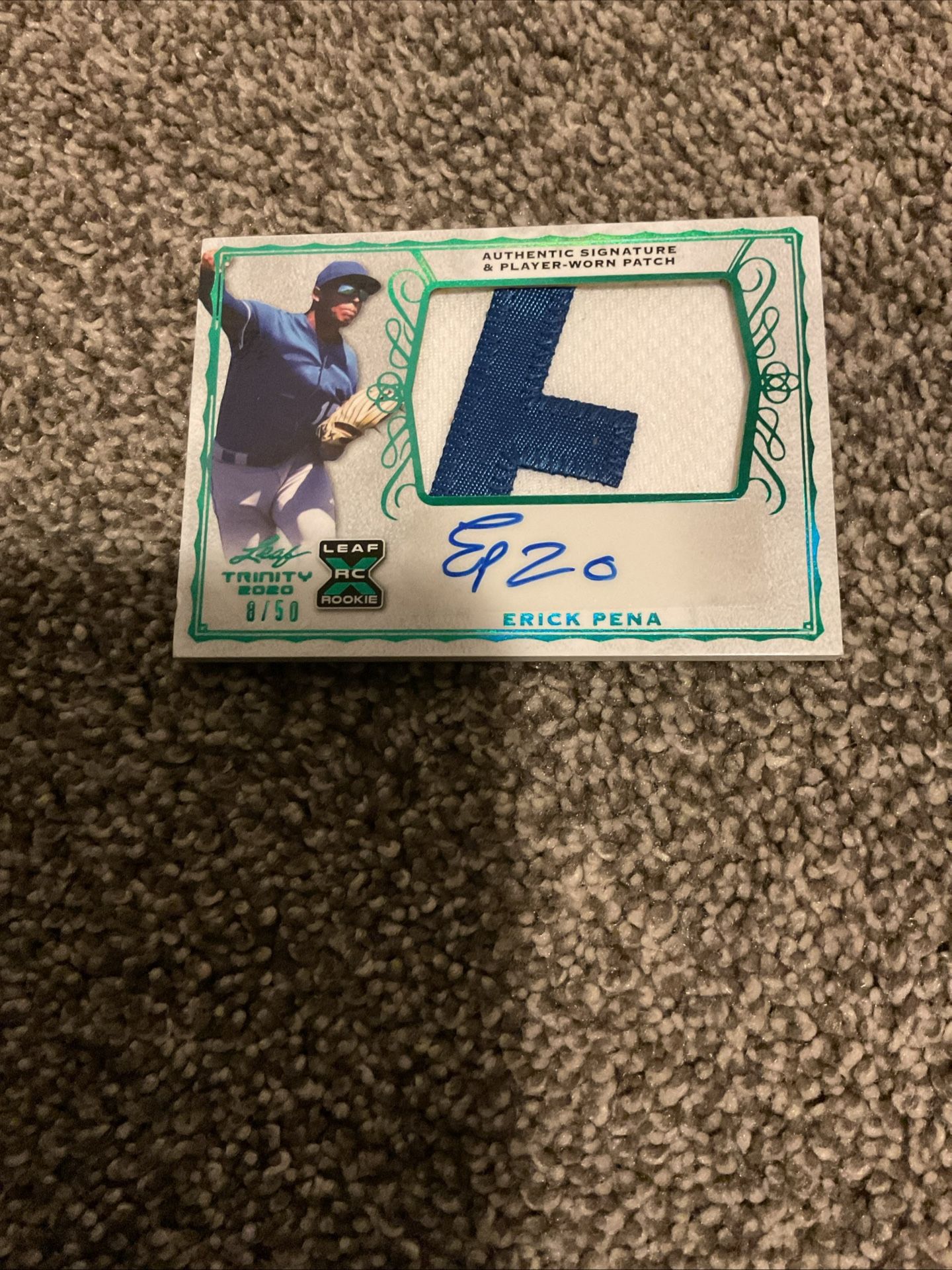 Erick Pena Baseball Card