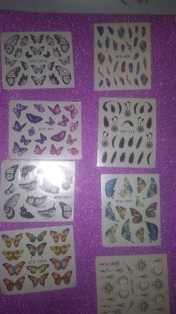 Nail art stickers