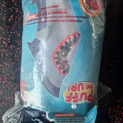 Inflatable Shark Costume 7ft Tall