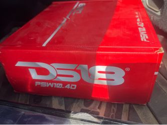 DS18 PSW10.4D 10” Shallow Mount Subwoofer - Brand New