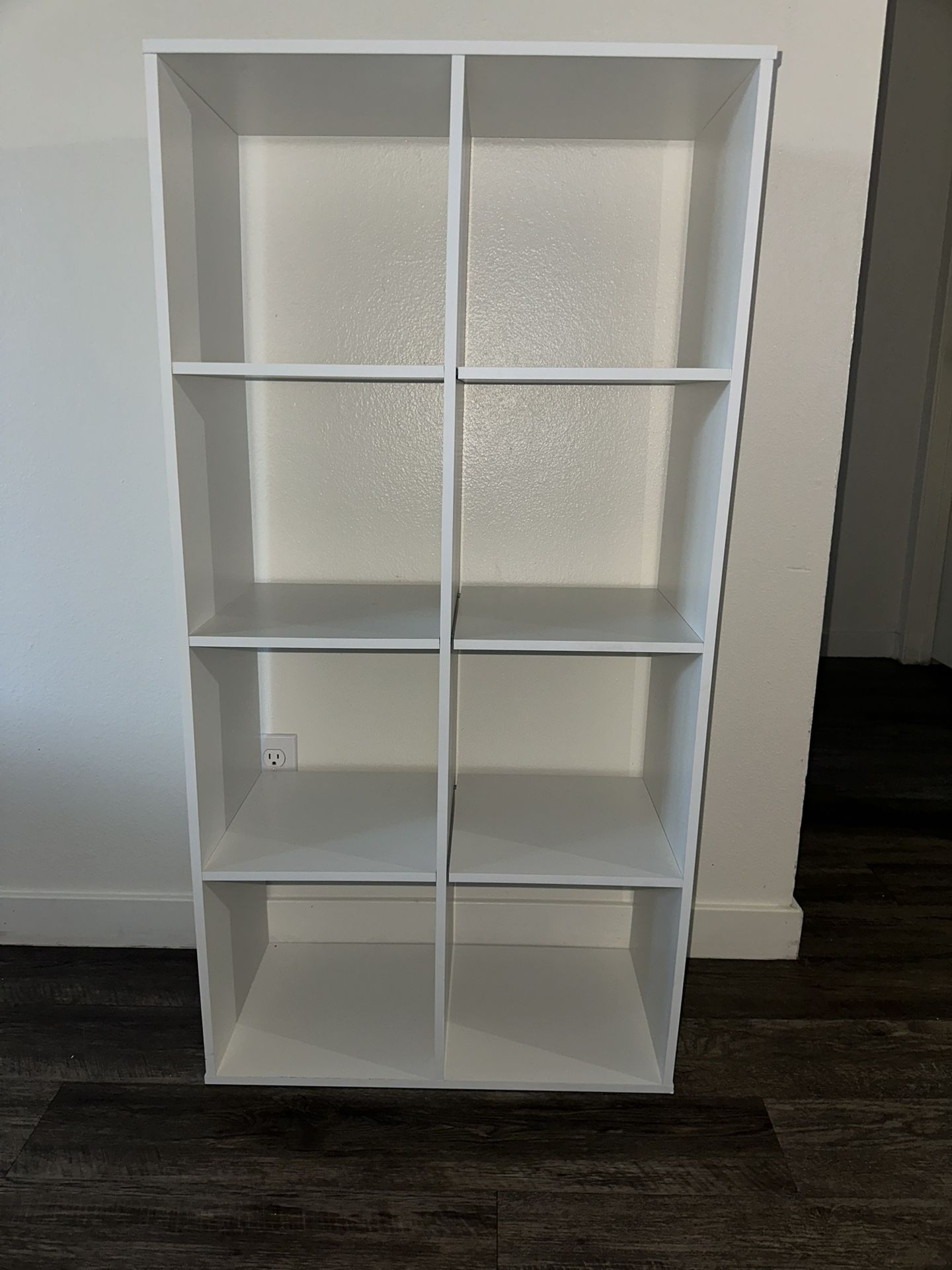 8-Cube Organizer Shelf – White 