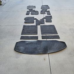 2007-2015 Mazda CX-9 OEM All Weather Rubber Floor Mats - FULL SET