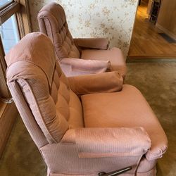 Two Reclining Chairs