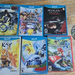 Wii U Game Lot