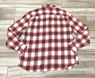 Lucky Brand Woven Casual Button Down Red Plaid Shirt Classic Fit Mens 2XL New Thumbnail
