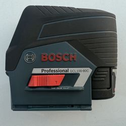 Bosch Professional GCL100-80C 12V Cross-Line & Plumb Laser Level – With Battery & Case