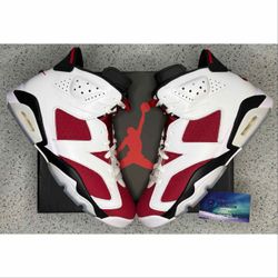Jordan 6 Carmine 9.5 Men Preowned