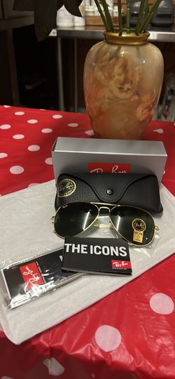 Ray-ban green Aviator glasses original