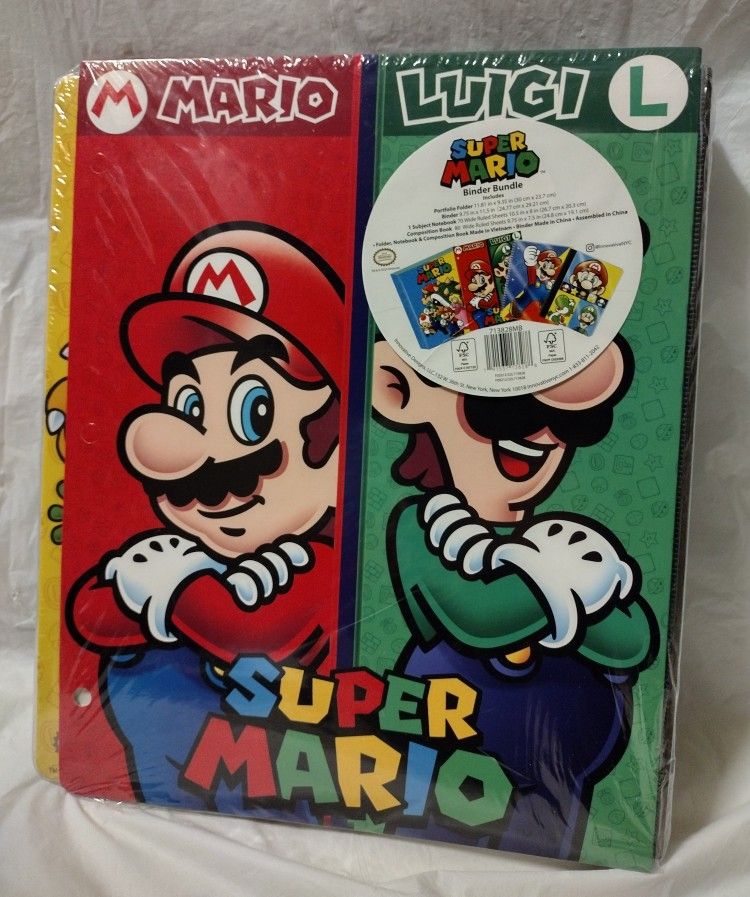 Super Mario Binder Bundle