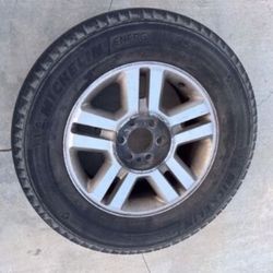 1 - 265/65r18 6x135 6x5.31 Stock F-150 Expedition Wheel Rim Tire!!