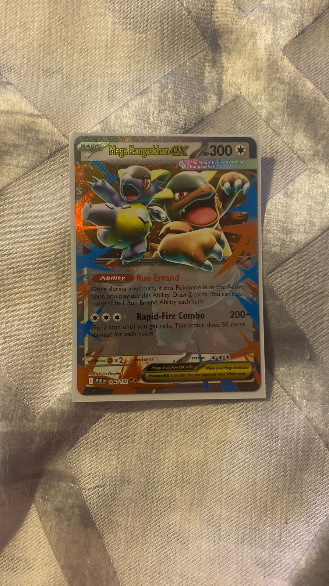 Mega Kangaskhan ex - 104/132 - ME01: Mega Evolution (MEG)