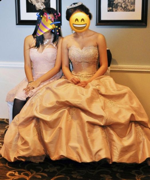 ✨ Elegant Sweet 16 / Quinceañera Ball Gown – Worn Once ✨