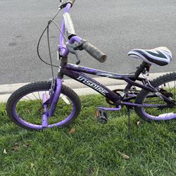 Kids Purple Bike With Pegs 