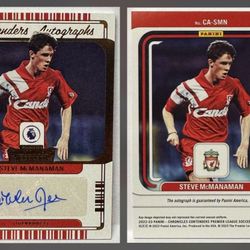 2022-23 Panini Chronicles - Steve McManaman - Contenders Autographs La Liga /139