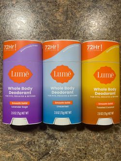 Lume Body Deodorant (includes 3)