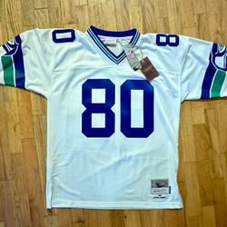 Steve Largent Mitchell & Ness Throwback Jersey Size L