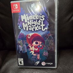 New Sealed Mineko's Night Market Nintendo Switch Game
