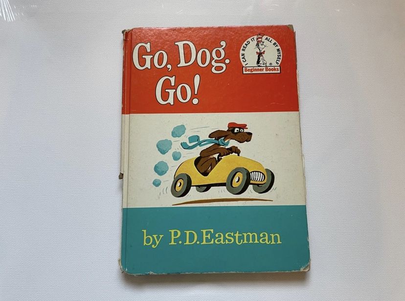 Vintage Go, Dog Go! By P. D. Eastman Beginner Books 1961 Edition Dr. Seuss