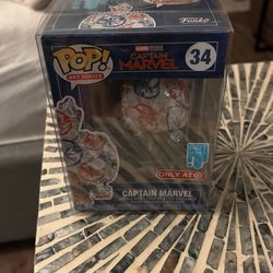 Funko Pop Captain Marvel Art Series 
