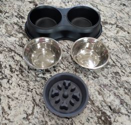 Multifunctional Dog Water And Food Bowls Set