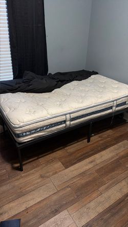 Queen mattress and frame