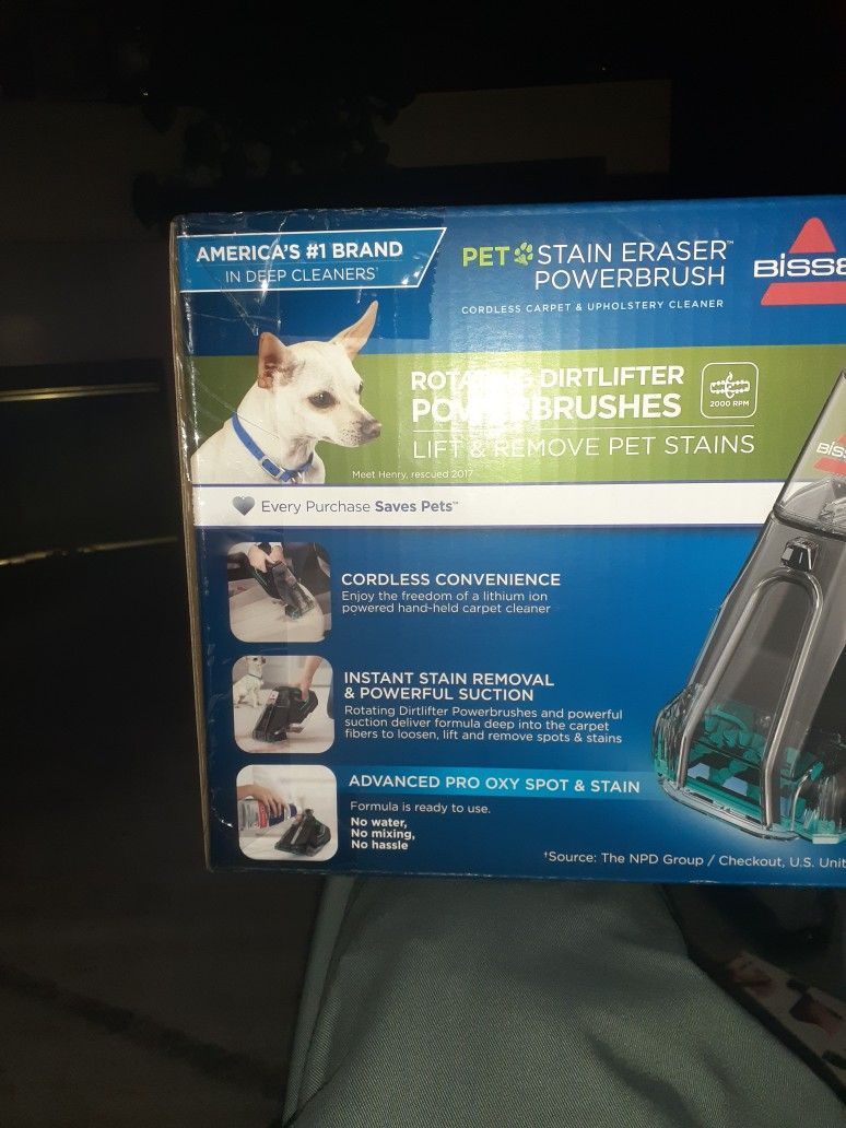 Bissell Pet Stain Eraser Powerbrush