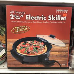 All Purpose 2 3/4” Electric Skillet