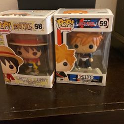 Luffy And Ichigo Funko Pop
