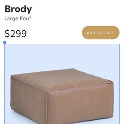 Brody Large Coffee Table Pouf