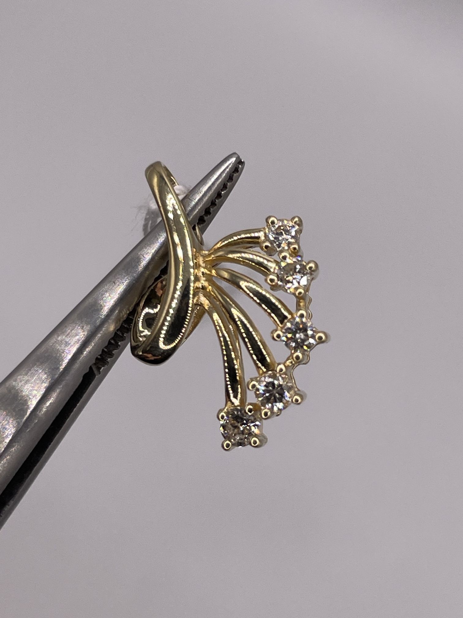 14k Diamond Pendant