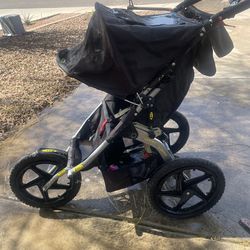 Bob jogging stroller with drink holder