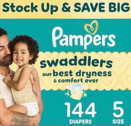 Pampers swaddlers #5