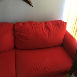 Red Birchlane Cloth Sofa Couch lol