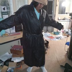 Coat Italian Leather Men Women Lady 