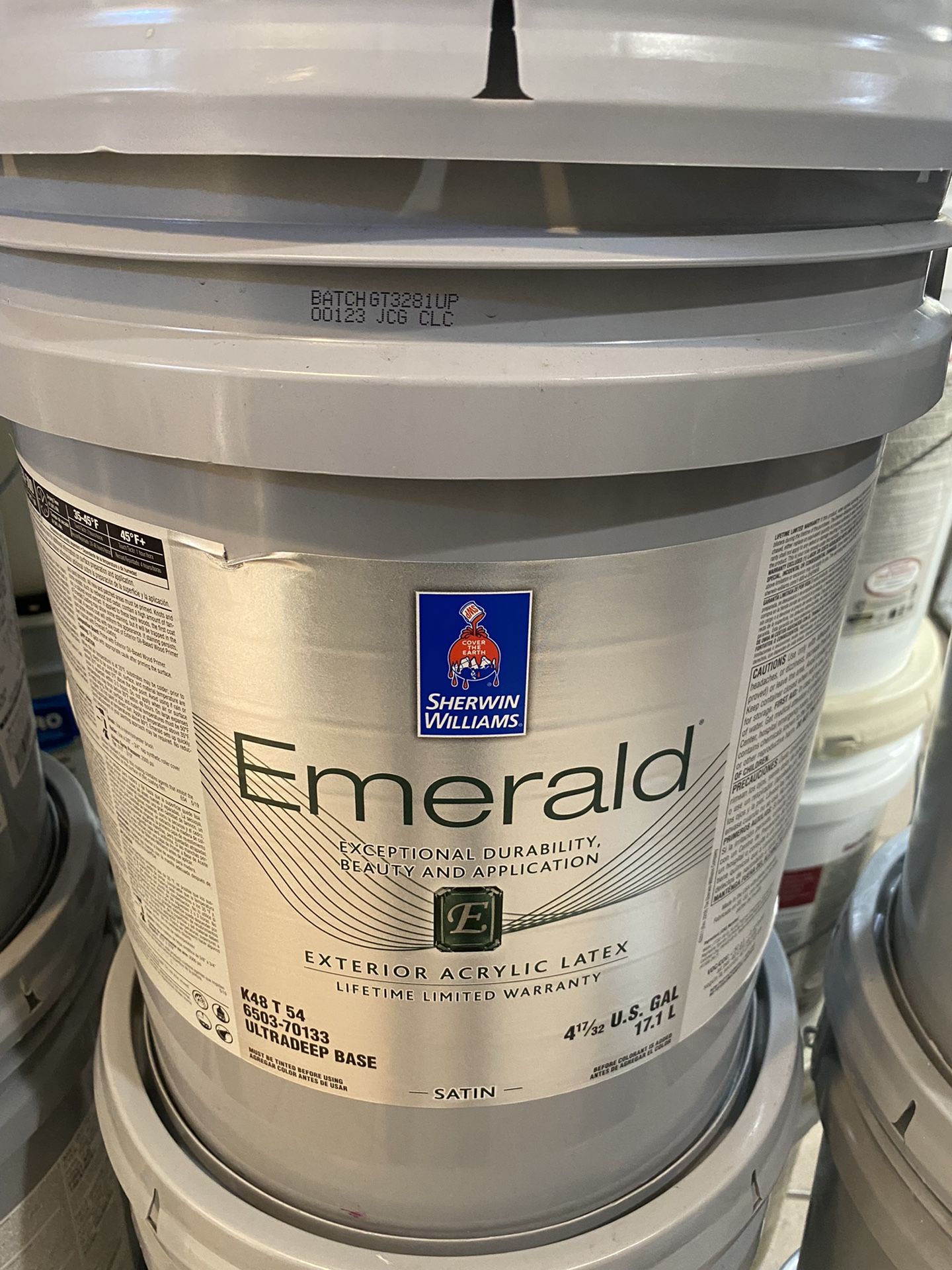 Exterior Dark Brown Paint. #6069 French Roast. 5 Gallons.