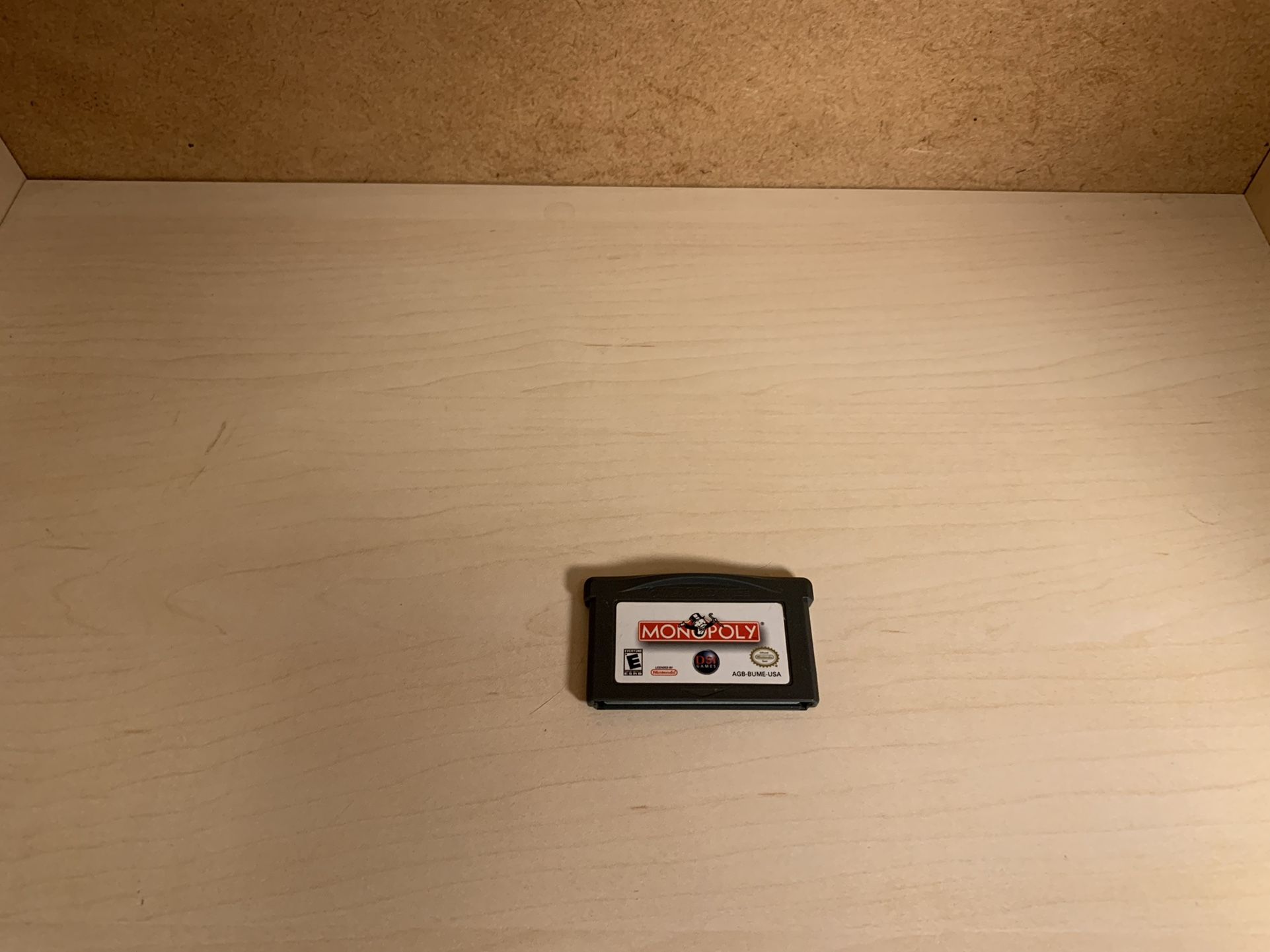 Monopoly (Nintendo Game Boy Advance, 2005) GBA Authentic Tested & Working
