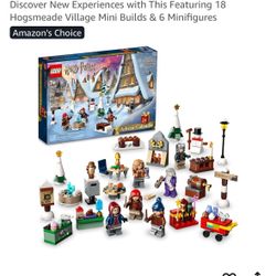 Lego Harry Potter 2023 Advent Calendar 76418 Christmas Countdown Playset with Daily Suprises, Discover New Experiences with This Featuring 18 Hogsmead