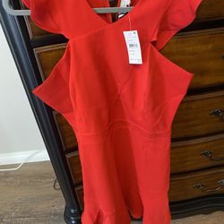 Red Dress Size XL New