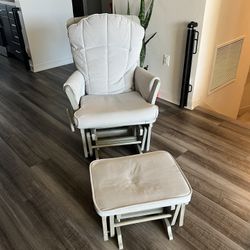 Rocking Chair And Ottoman Set