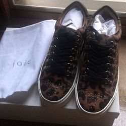 New joie calf skin leather shoes flats