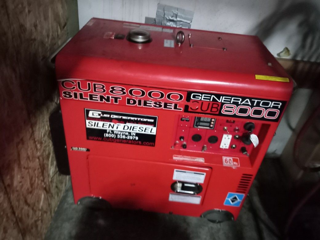 Cub 8000 Silent Diesel Generator