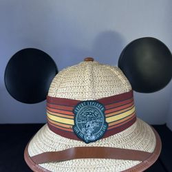 Disney Animal Kingdom Mickey Safari Hat Expert Explorer Ears One Size