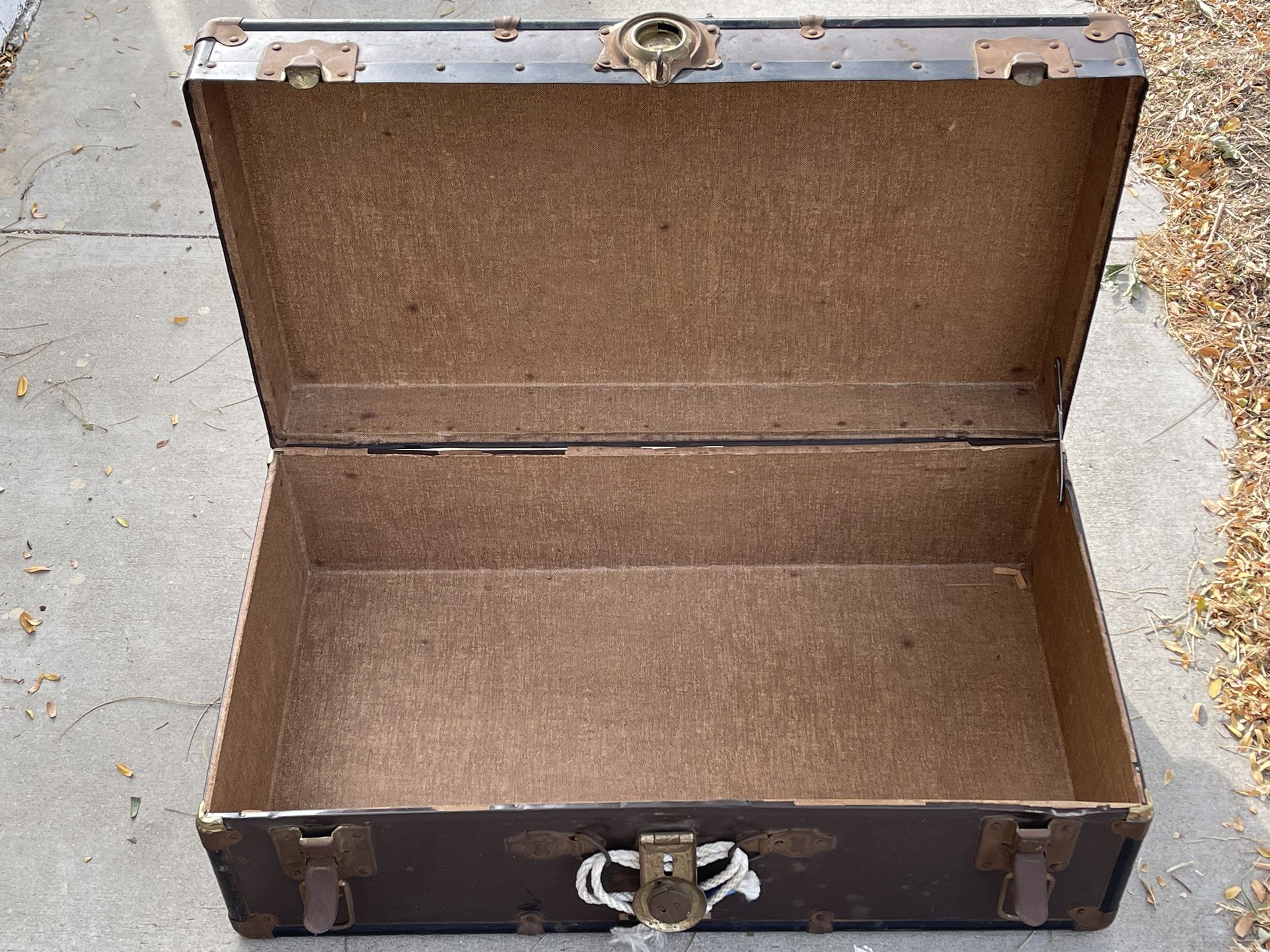 Antique Continental Trunk
